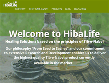 Tablet Screenshot of hibalife.com